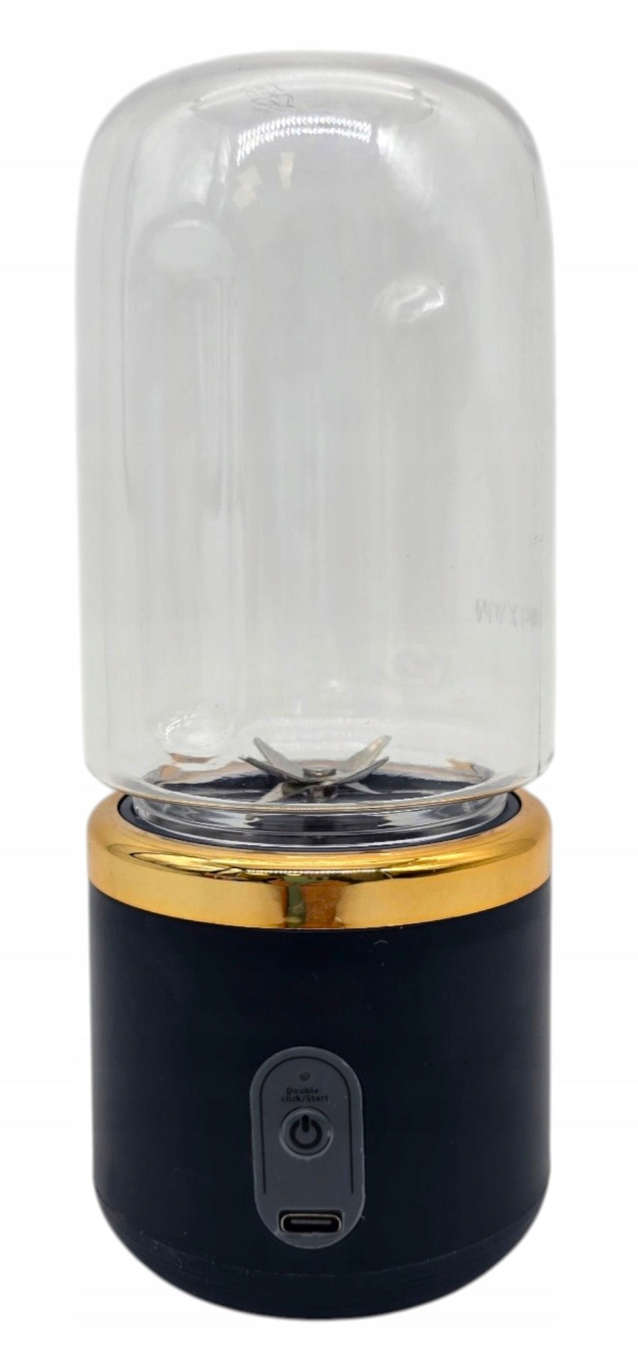 CUP BLENDER WIRELESS PORTABLE USB NAVY BLUE BOTTLE 18,5 CM Brand no brand