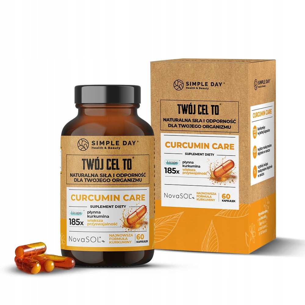 CURCUMIN CARE Twój Cel To strength and resistance TURMERIC Liquid micellar 60 kaps Brand Twój Cel To