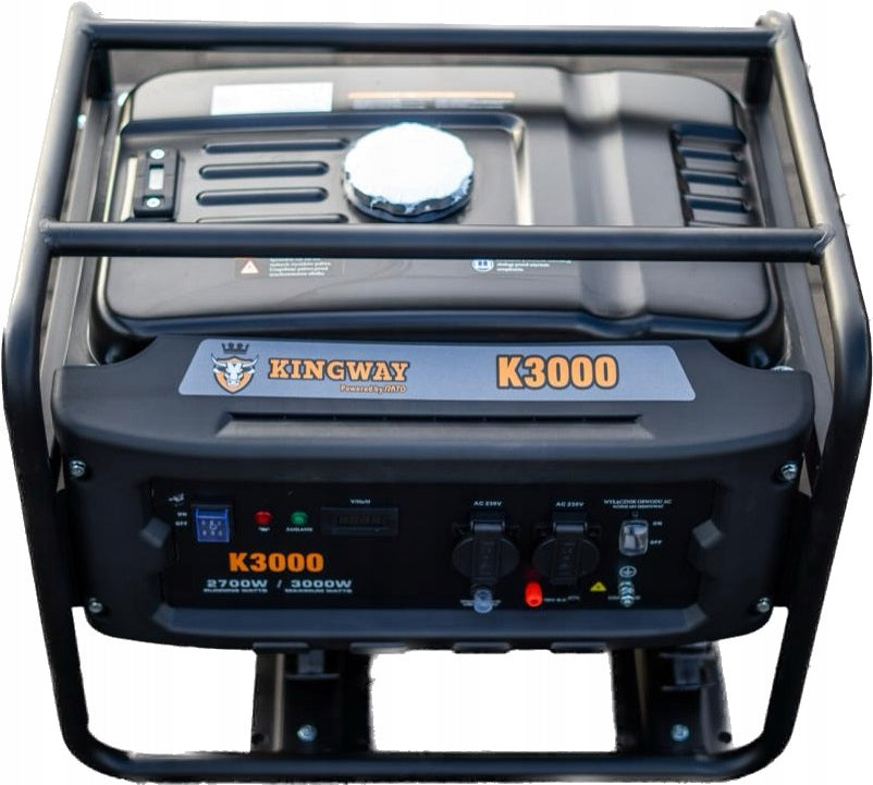 CURRENT GENERATOR SET 7,0kM K3000 3000w 3KW Petrol 4 stroke 12L Premium Brand Kingway