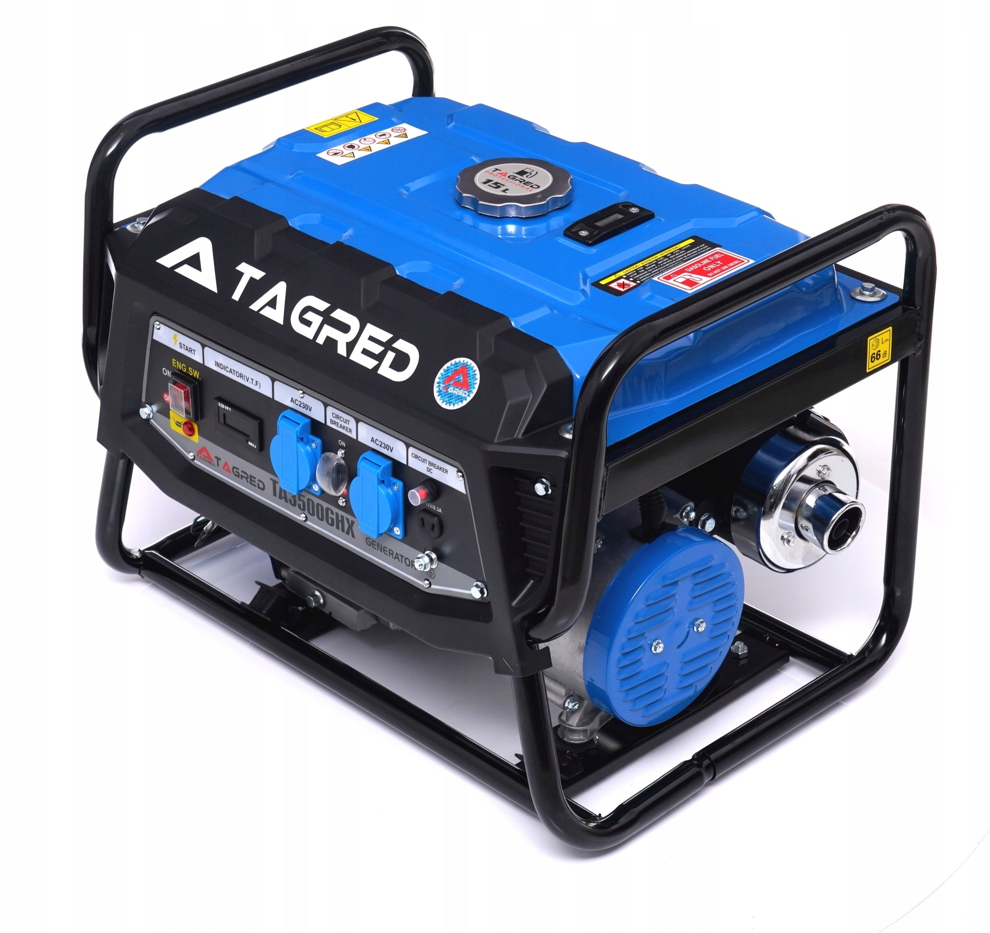 CURRENT GENERATOR SET portable single-phase TAGRED 3500W AVR + OIL Model TA3500GKX