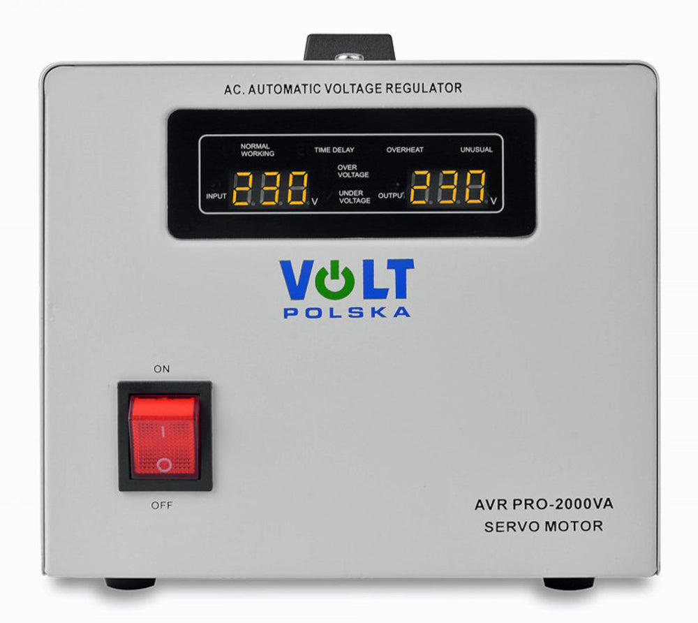 CURRENT VOLTAGE STABILIZER AVR PRO 2000 VA 3% +GR