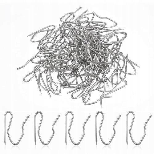 CURTAIN HOOKS GOLD 60PCS 31MM CURTAIN RODS WINDOWS metal steel