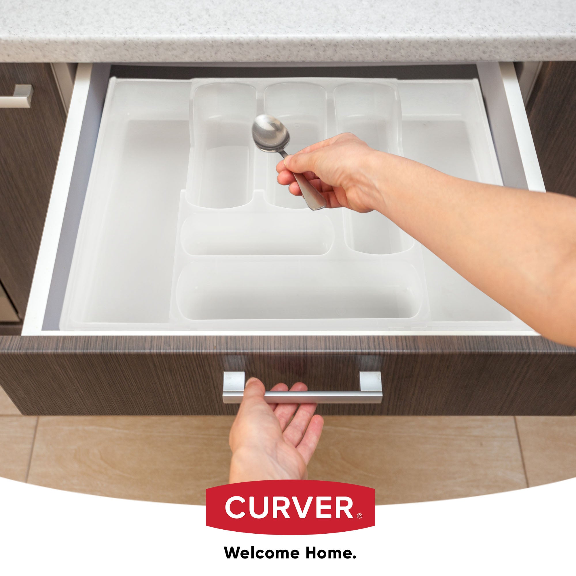 CURVER REFILL FOR CUTLERY DRAWER SLIDING 42cm EAN (GTIN) 3253925752234