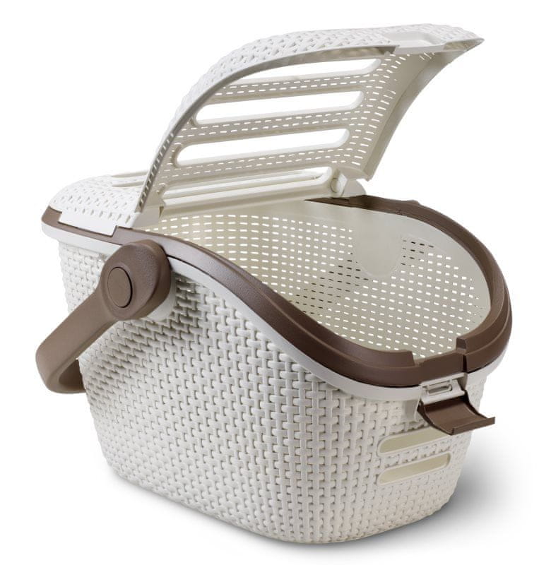 CURVER cream-colored pet transporter Manufacturer code 198861
