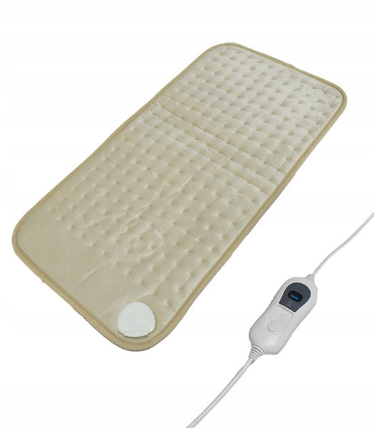 CUSHION ELECTRIC HEATING MAT 60 X 30 SOFT BEIGE 3 HEATING MODES WITH Color brown