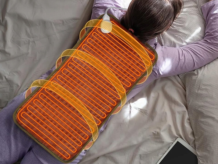 CUSHION ELECTRIC HEATING MAT 60 X 30 SOFT BEIGE 3 HEATING MODES WITH Medical device no