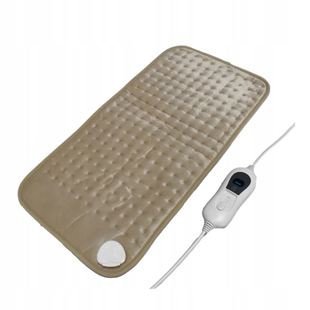 CUSHION HEATING MAT ELECTRIC SOFT 3 HEATING MODES WITH TIMER BEIGE Color gray
