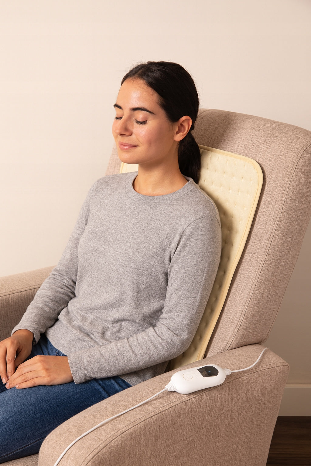 CUSHION HEATING MAT ELECTRIC SOFT HEATING MODES WITH TIMER Manufacturer code LAUSONAEH109