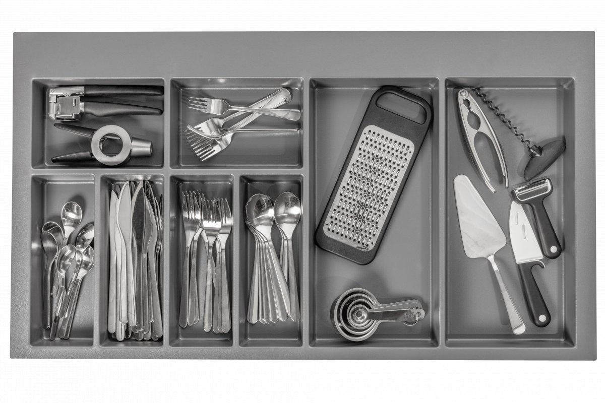 CUTLERY INSERT ORGANIZER AXISPACE 90 ANTHRACITE Number of pieces 1 pcs