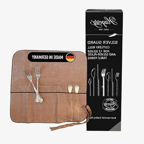CUTLERY ROLL SILVER PLATED PROTECTION AGAINST TARNISH 43 5X43CM