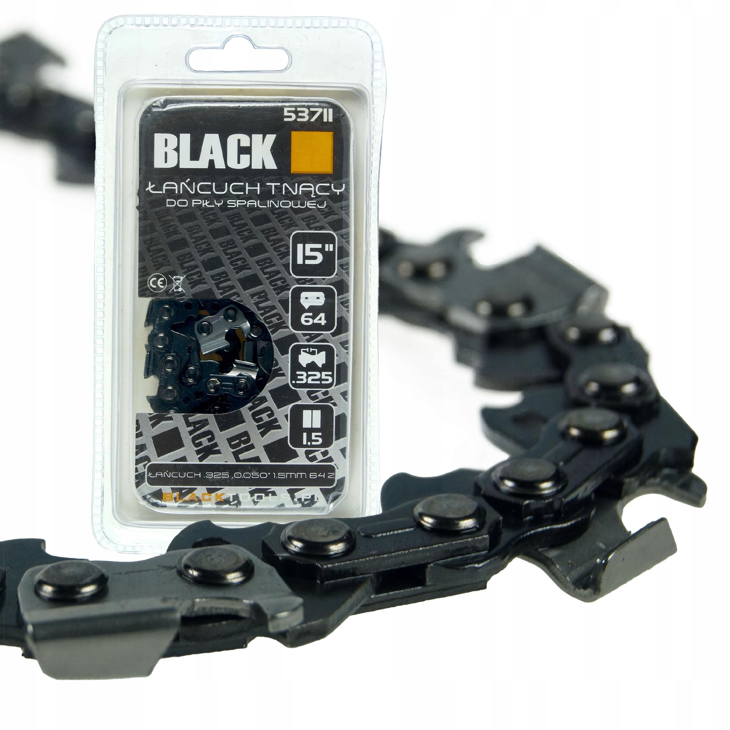 CUTTING CHAIN 16" 45CM 3/8" 1,3MM 54 LINKS BLACK FOR COMBUSTION SAW