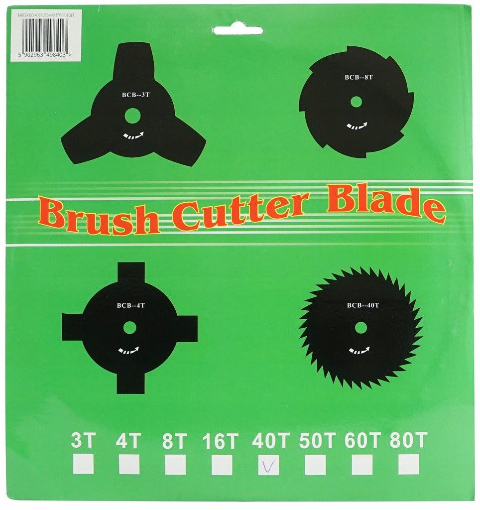 CUTTING DISC BLADE FOR COMBUSTION SCYTHE TYPE C 255x25,4x24 TEETH Type scythe blade