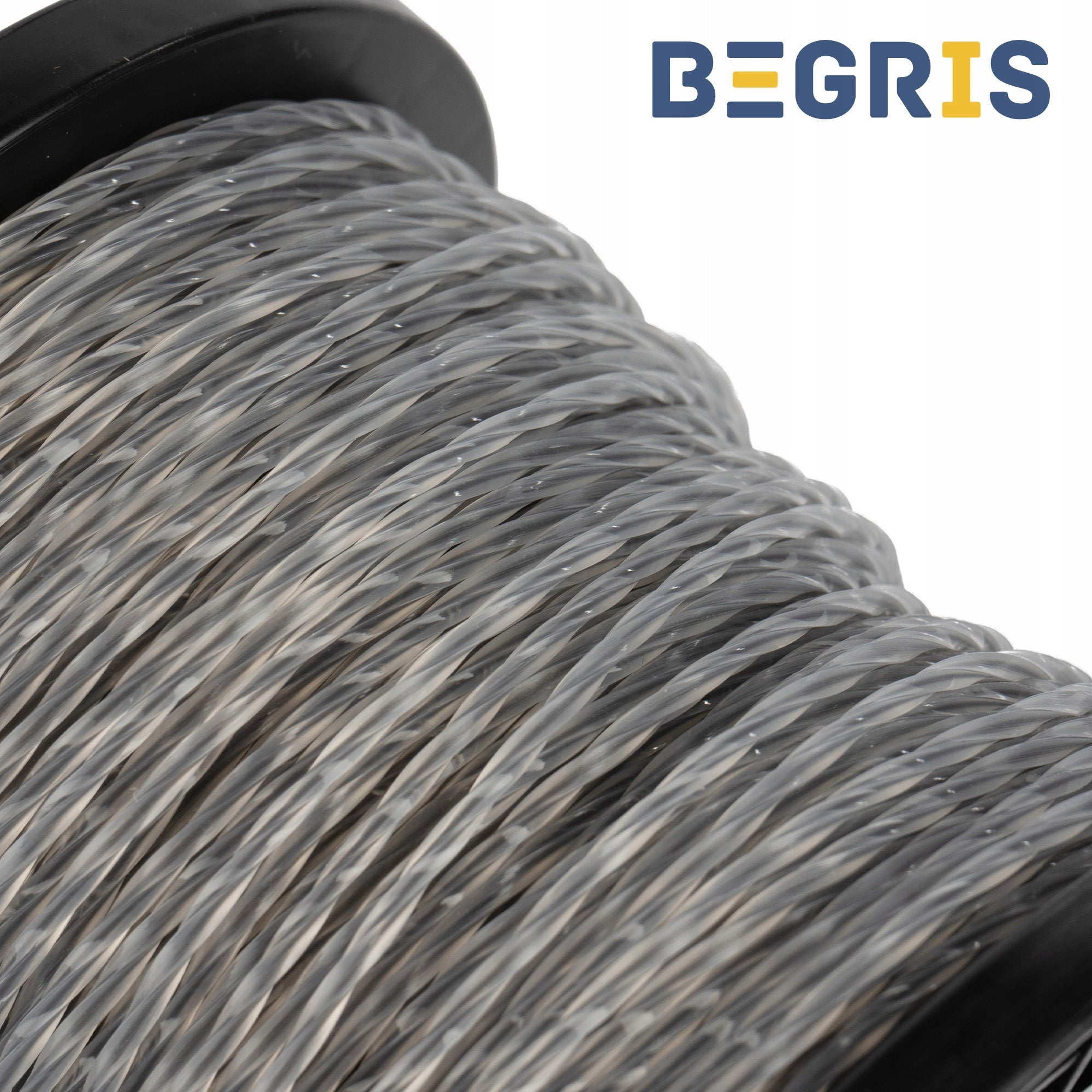 CUTTING LINE FOR SCYTHE SQUARE REINFORCED WITH WIRE 2,4MM x 100m REINFORCED Length 100 m