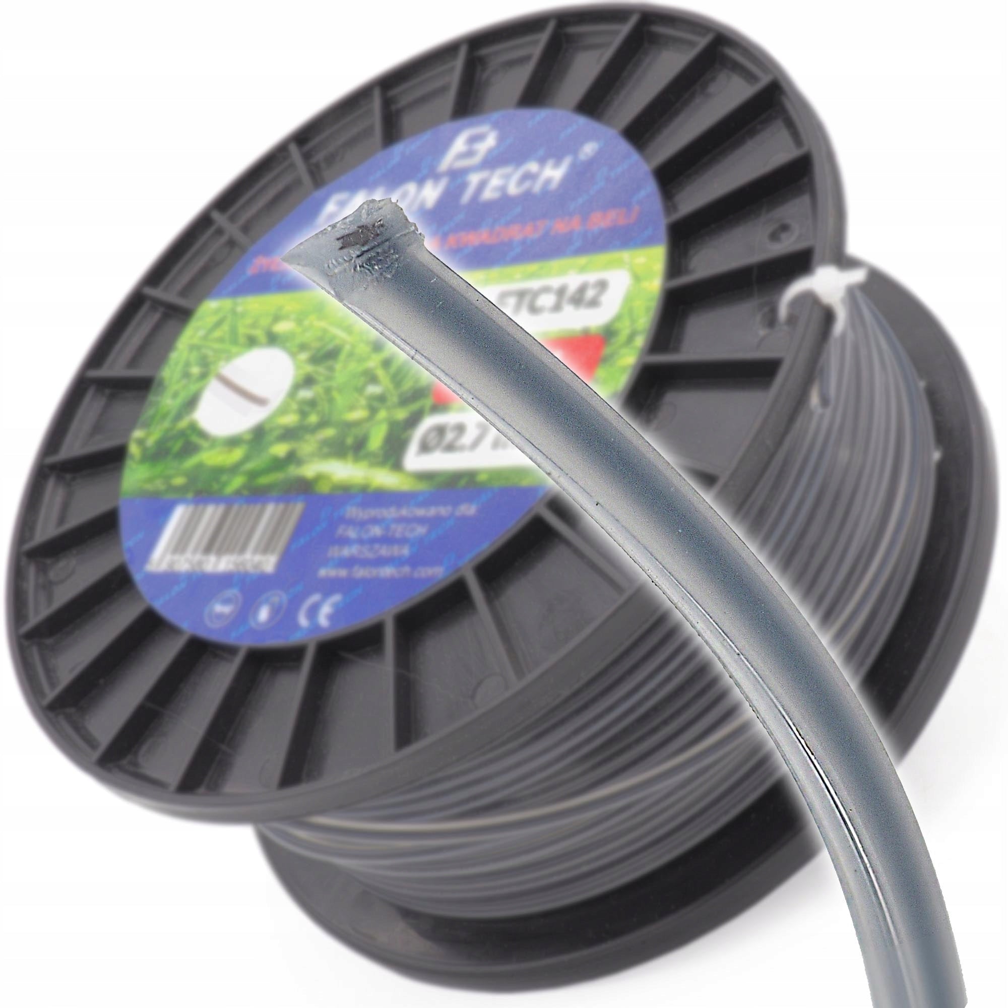 CUTTING LINE FOR SCYTHE SQUARE REINFORCED WITH WIRE 3.0MM x 100m REINFORCED Brand no brand