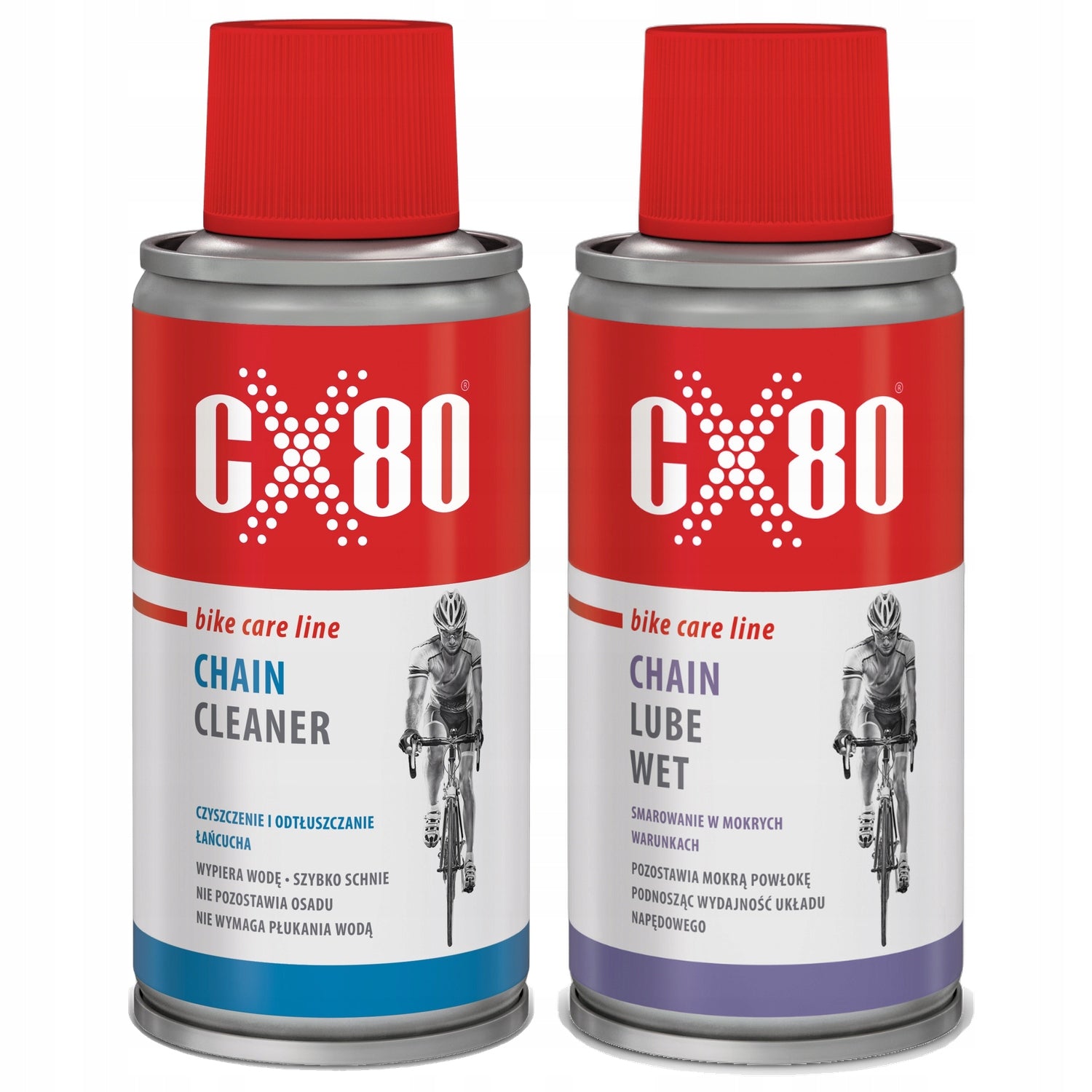 CX80 BIKE Bike Cleaner Chain + LUBE WET Wet Grease