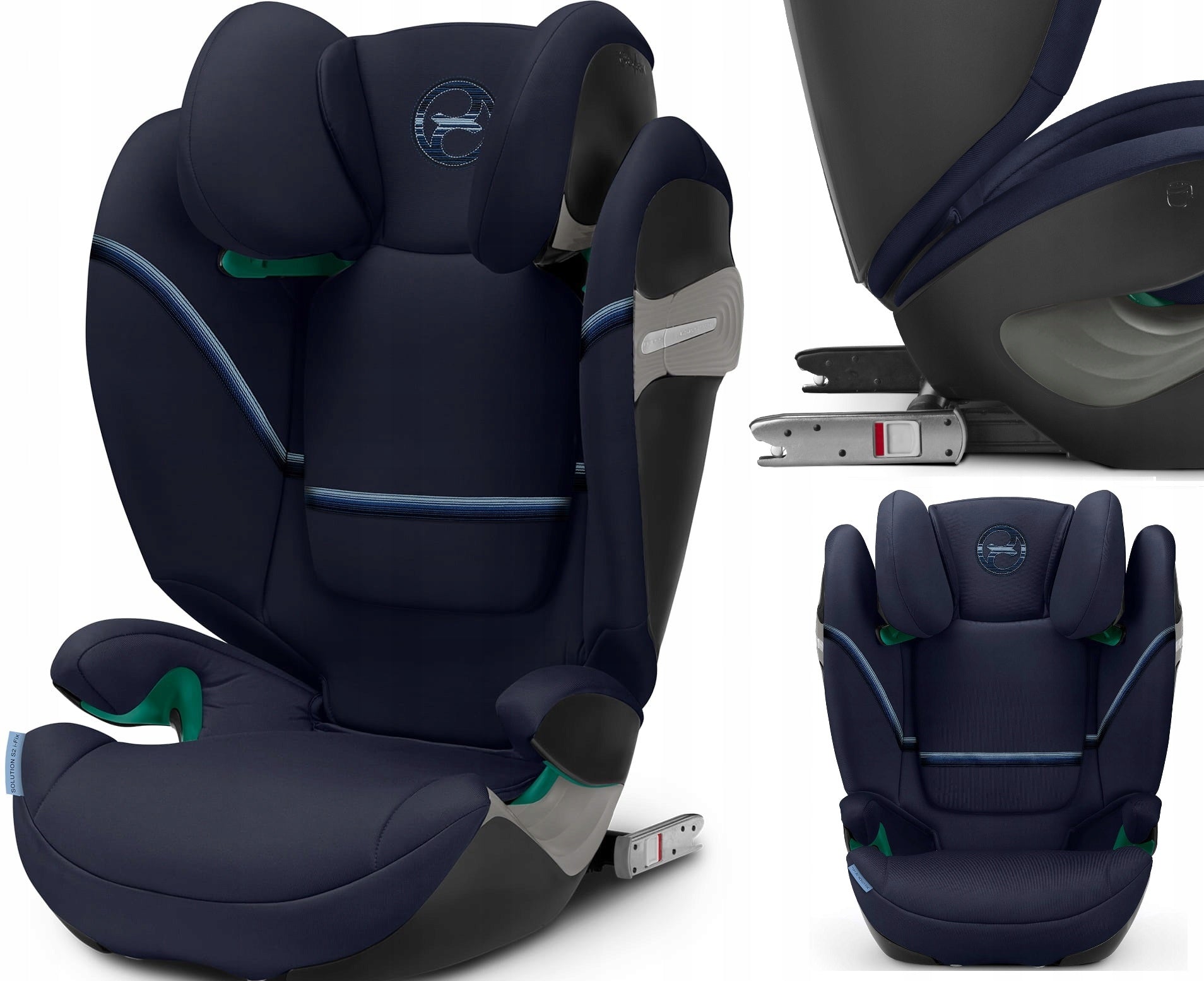Cybex automobilinė kėdutė Solution S2 I-Fix,15-36 kg, Ocean Blue