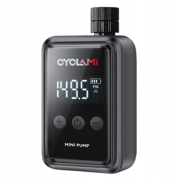 CYCLAMI HW125 MINI ELECTRIC PUMP 150PSI AV/FV Color black