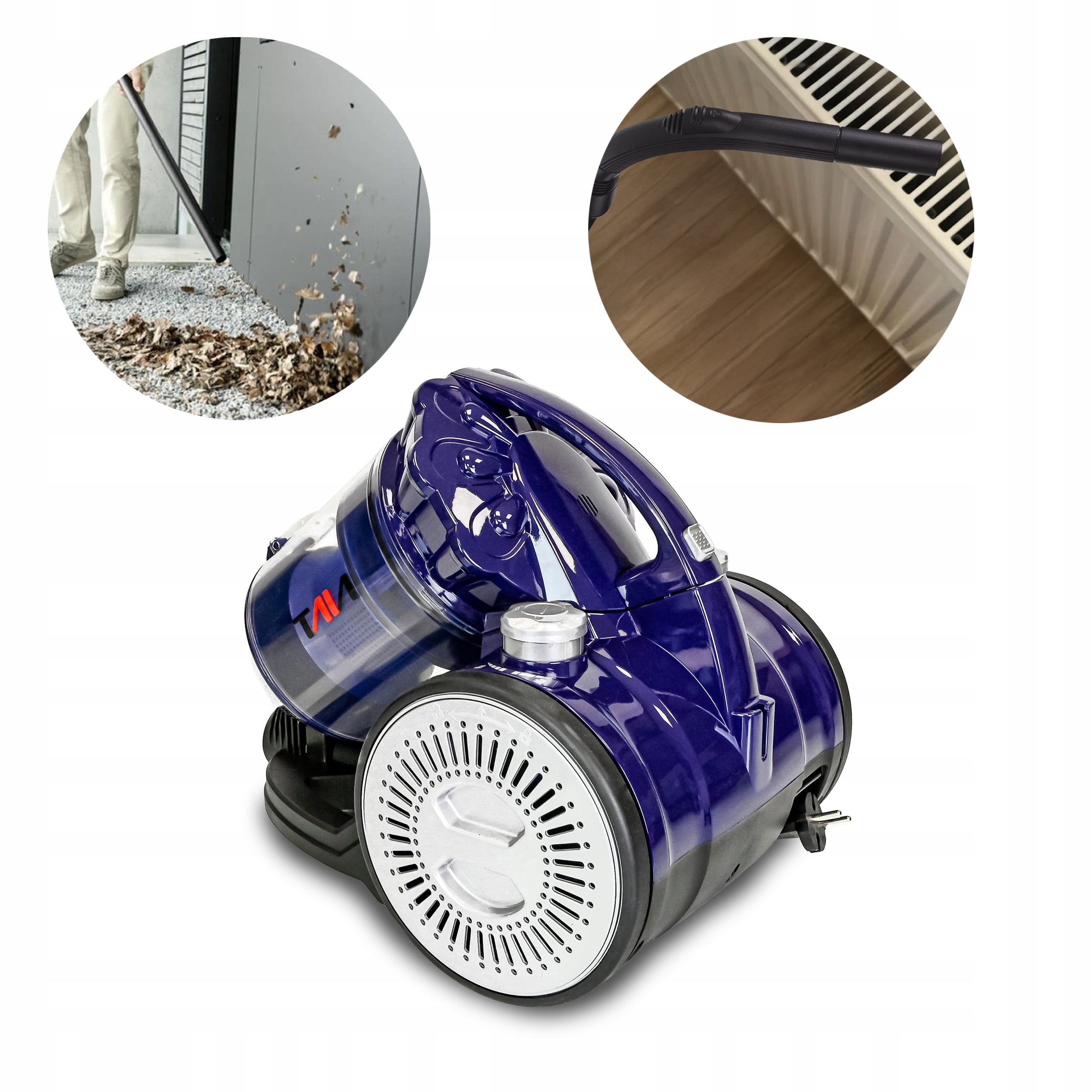 CYCLONE VACUUM CLEANER BAGLESS FILTER HEPA TANK 3L TAIA TURBO POWER Dominant color purple