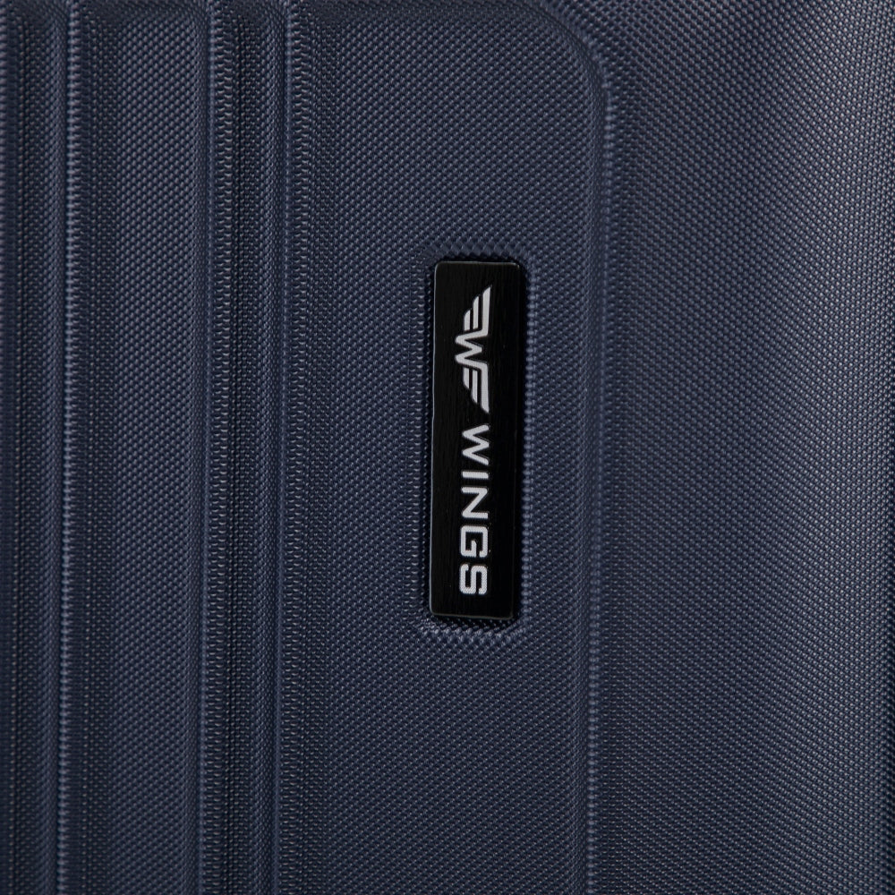 Cabin case free carry-on luggage on 4 wheels with ABS hard WINGS Depth (shorter edge) 20 cm
