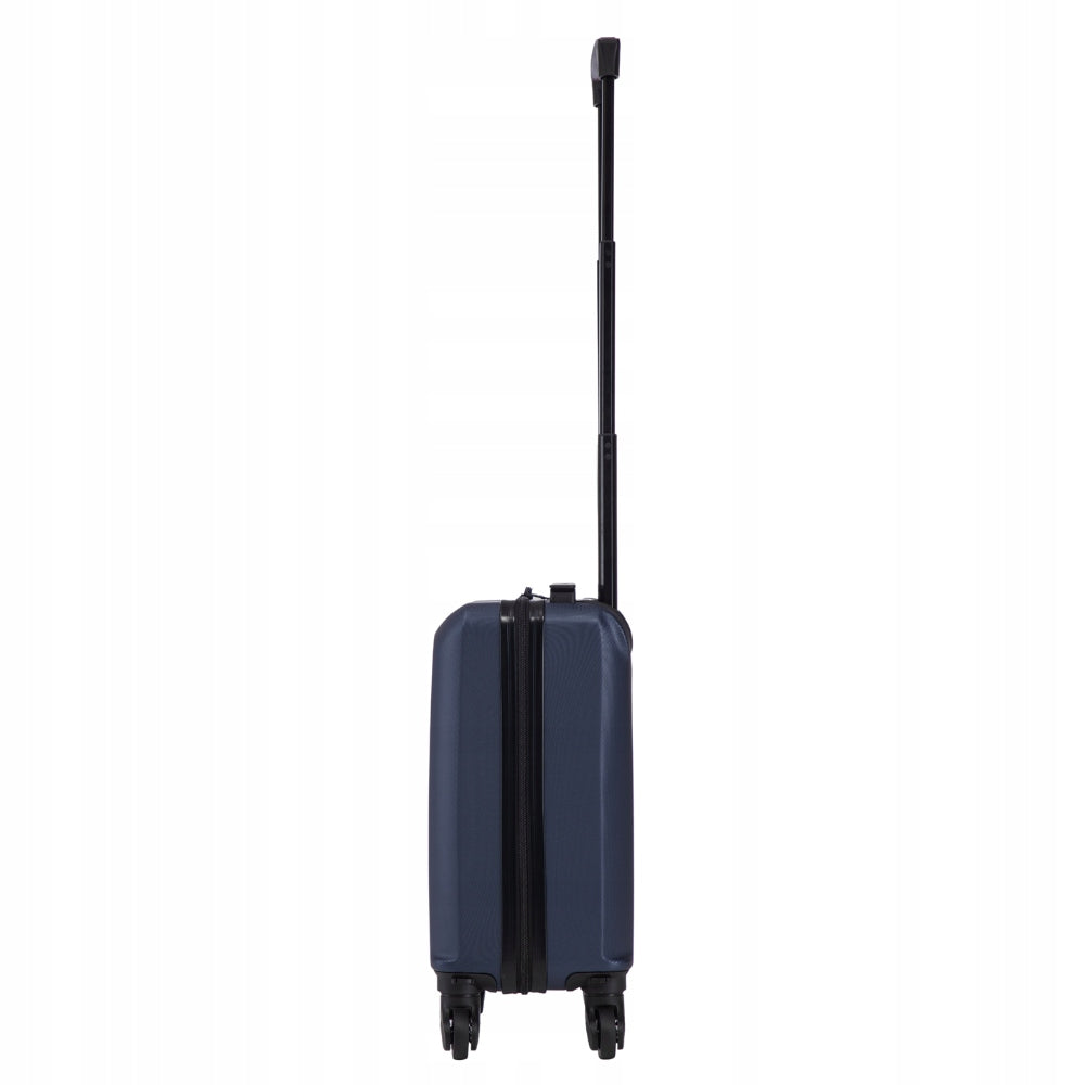 Cabin case free carry-on luggage on 4 wheels with ABS hard WINGS Manufacturer code HRR01-FCO-BLUE