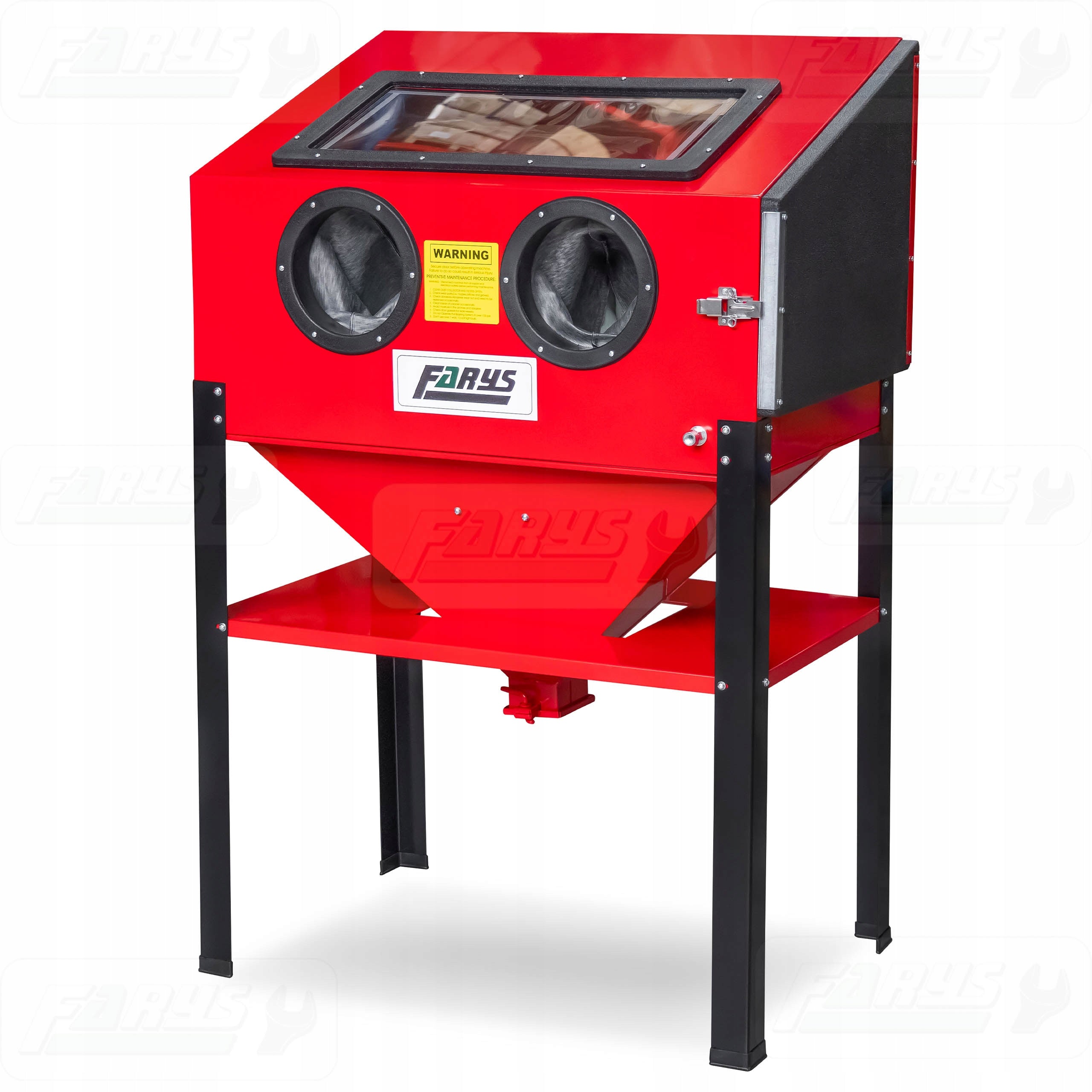 Cabin sandblaster 220L chamber cleaner FR7014 Product weight with unit packaging 55 kg