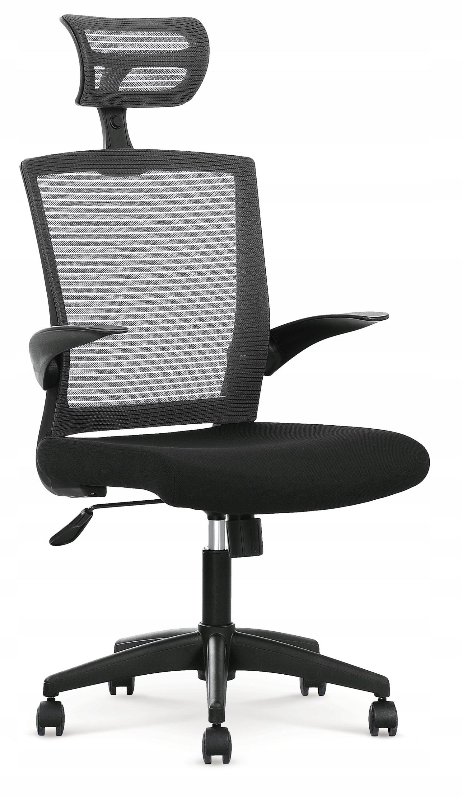 Cabinet Chair Employee Office Chair Swivel Black Grey Valor