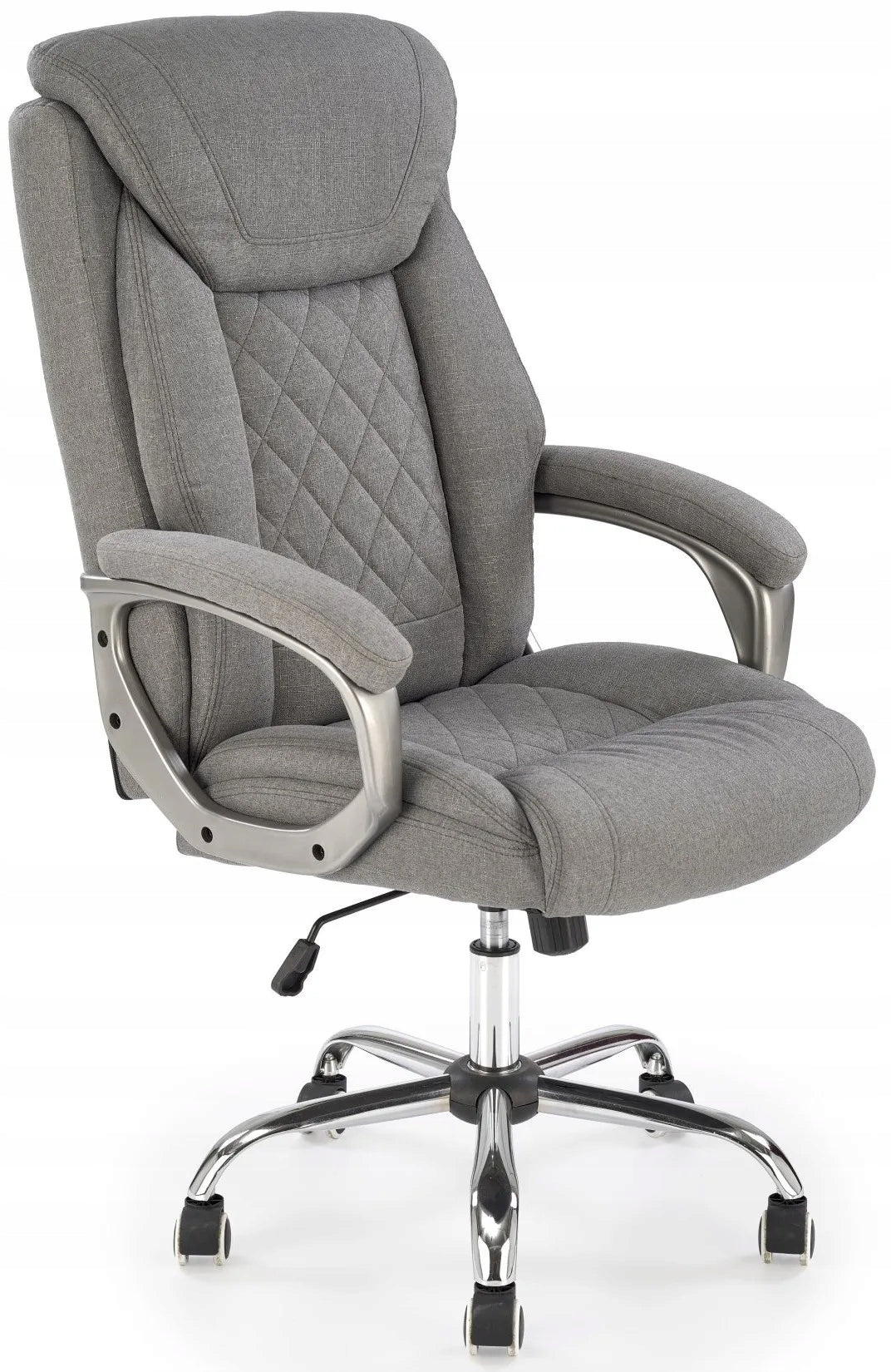Cabinet Chair HELDER 2 Grey Rotating Tilt Mechanism Elegant Halmar
