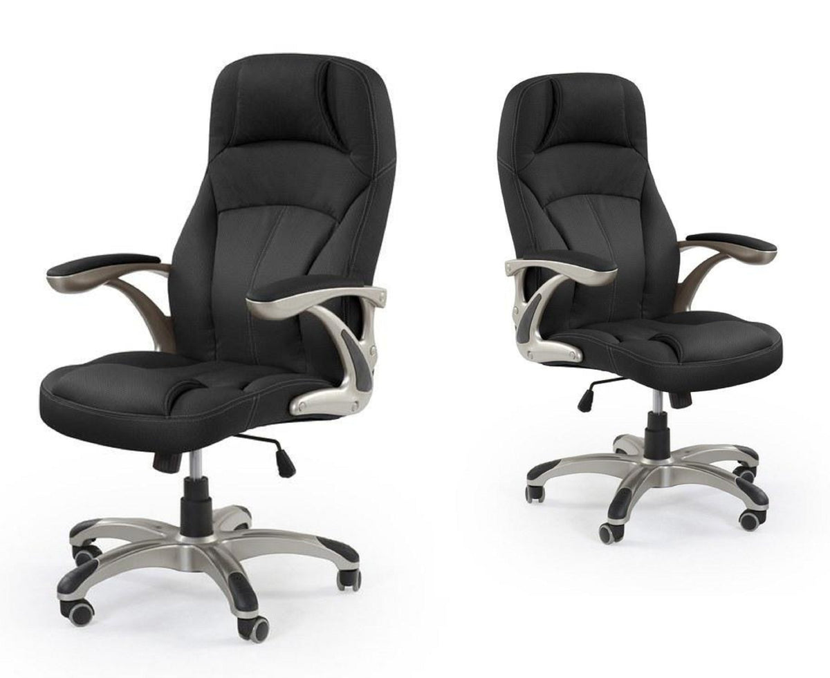 Cabinet chair CARLOS black office max 136kg Brand Halmar