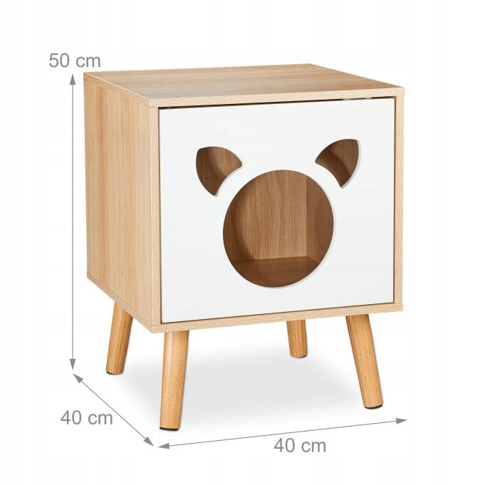 Cabinet with cat entrance and door Brand Relaxdays