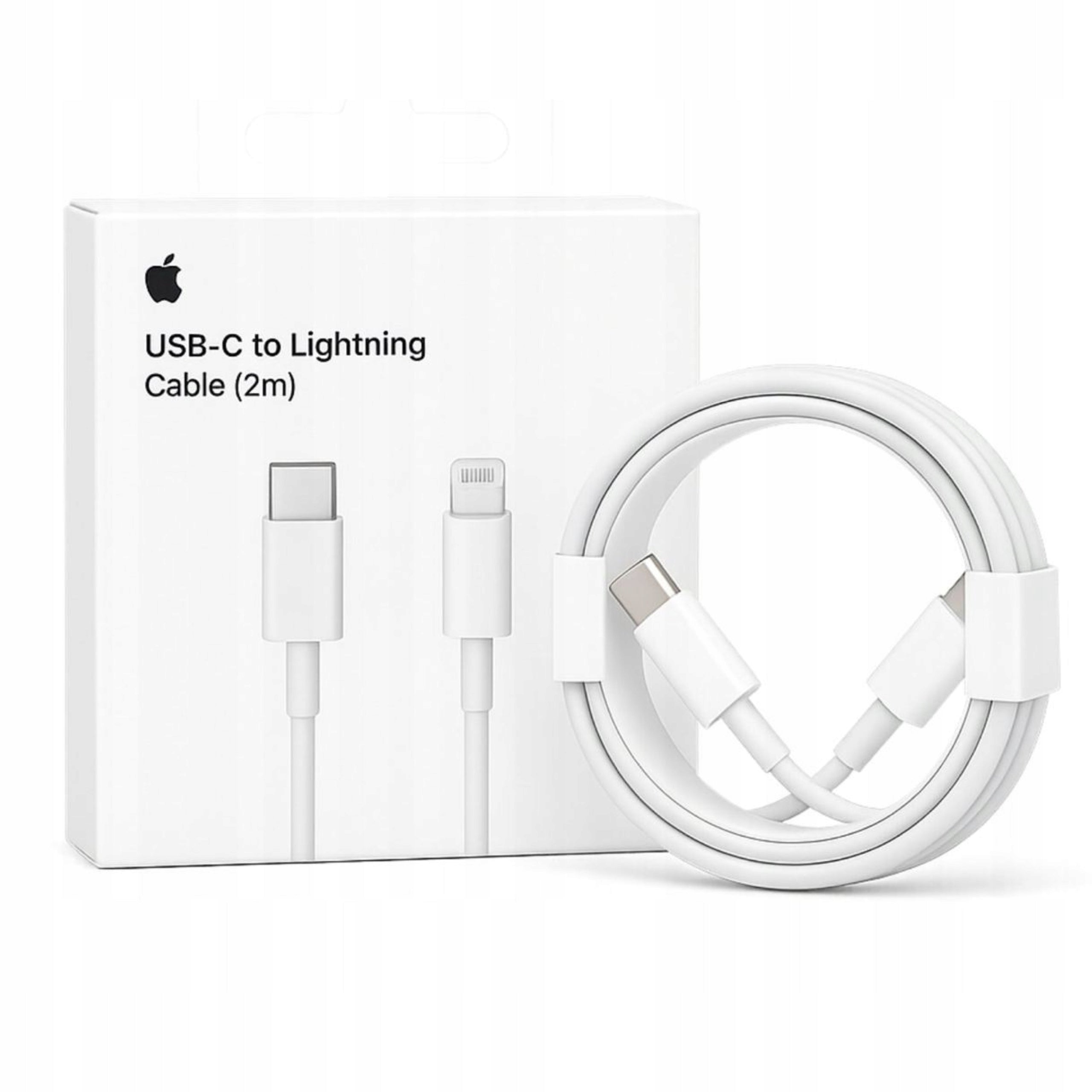 Cable Apple USB type C - Apple Lightning 2 m white