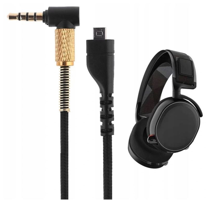 Cable Headset cable for SteelSeries Arctis 3 5 7 9X Pro JACK HQ 3.5mm