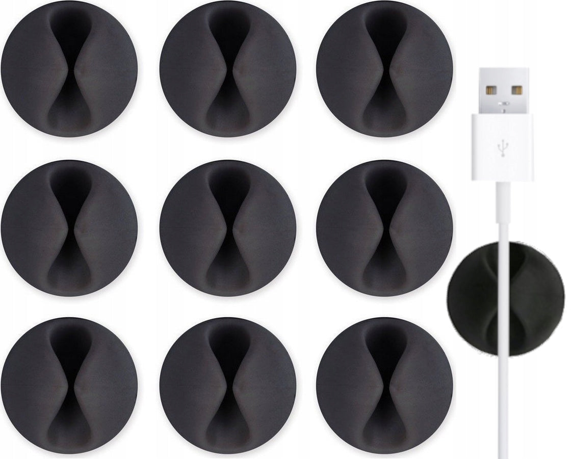 Cable Mount Organizer Holder Self Adhesive Strong Tape 3M 10pcs Brand Wobell