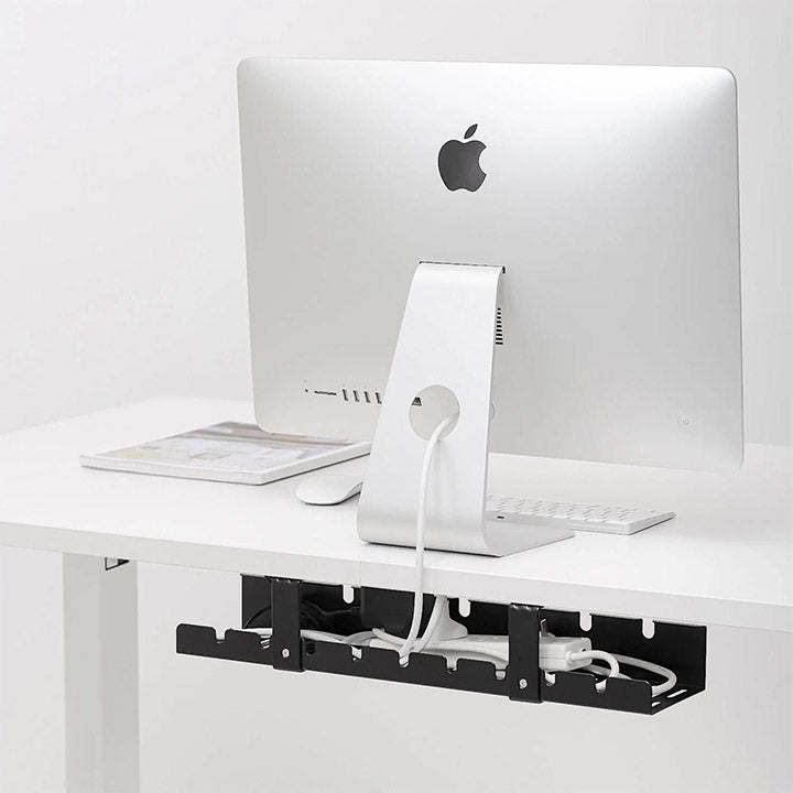 Cable Organizer Extension Strip Black Desk Cable Cover Model CWT-O1-BLACK