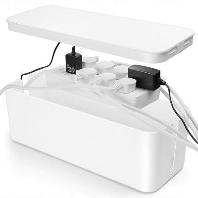 Cable Organizer Mozos KBO-LW Power Strip Container White Product weight with unit packaging 1 kg