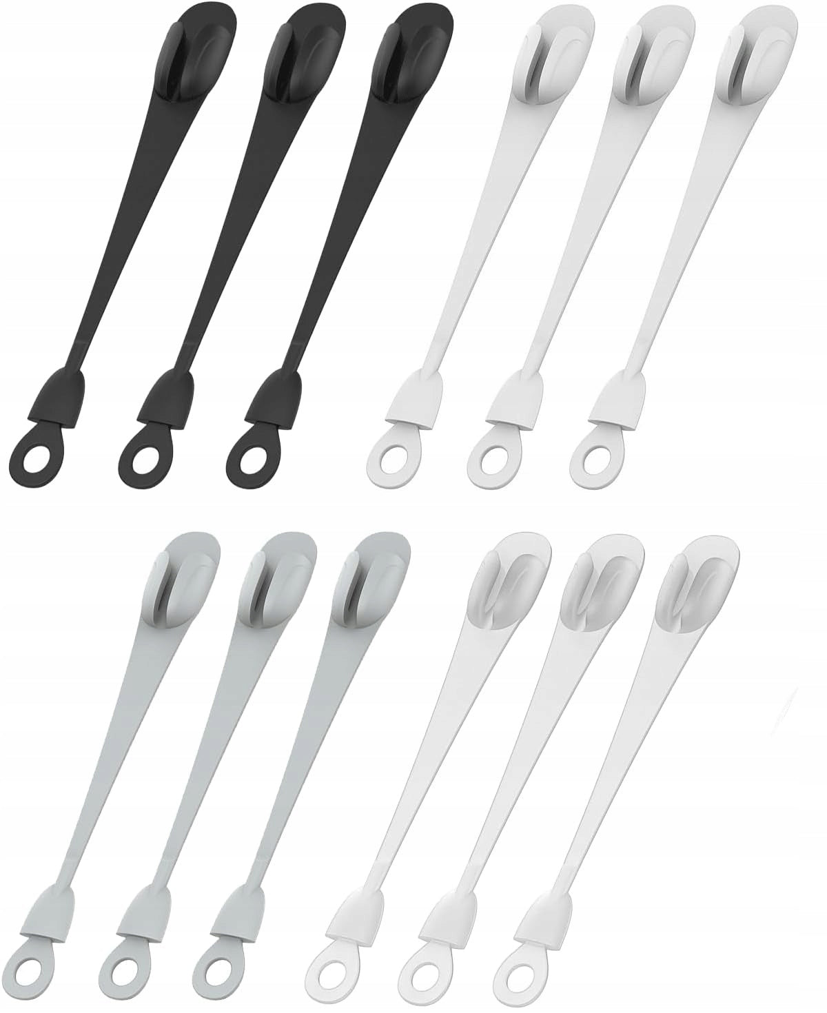 Cable Organizer – Self Adhesive Cable Holders 12 Pcs JCRWXP