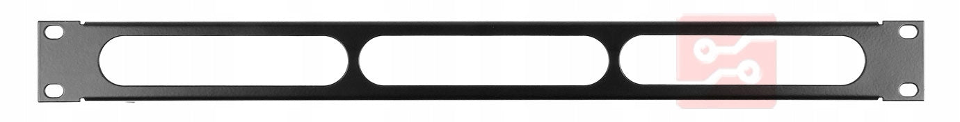 Cable Organizer for Cabinet RACK 19" 1U 24 Metal Handles Color black