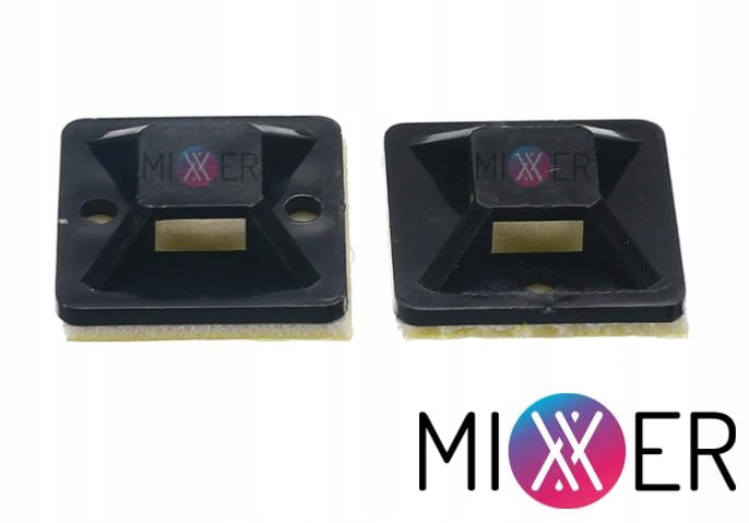 Cable and Wire Mounting Brackets 19x19mm 20pcs Brand Mixxer