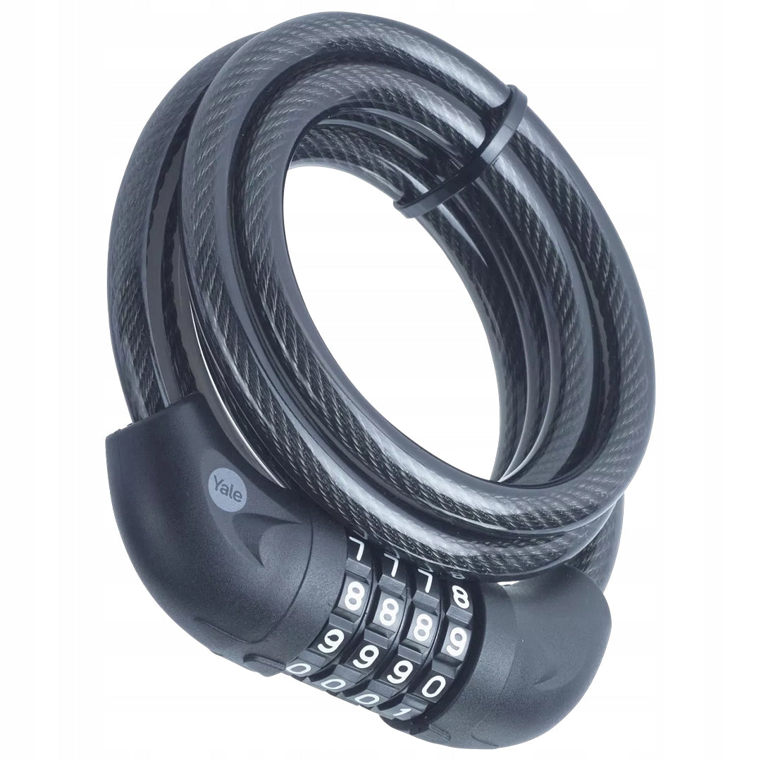 Cable closure for bicycle with combination lock Yale YCC0/10/180/2 10x1800mm