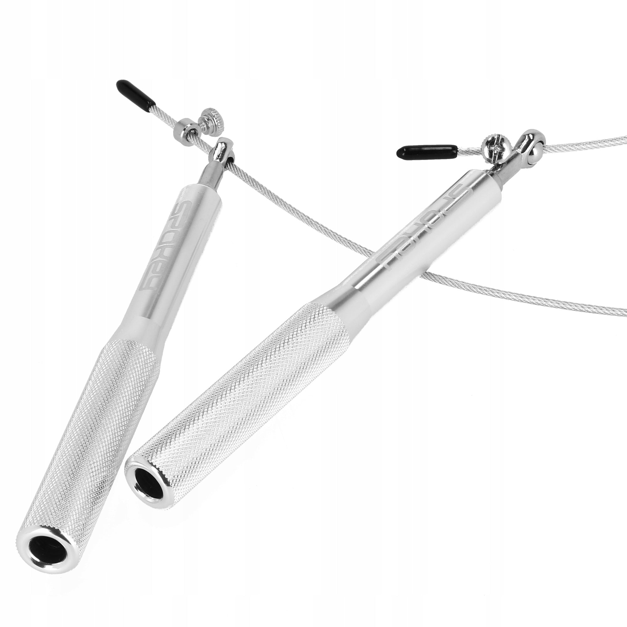Cable jump rope Spokey 300 cm shades of gray Brand Spokey