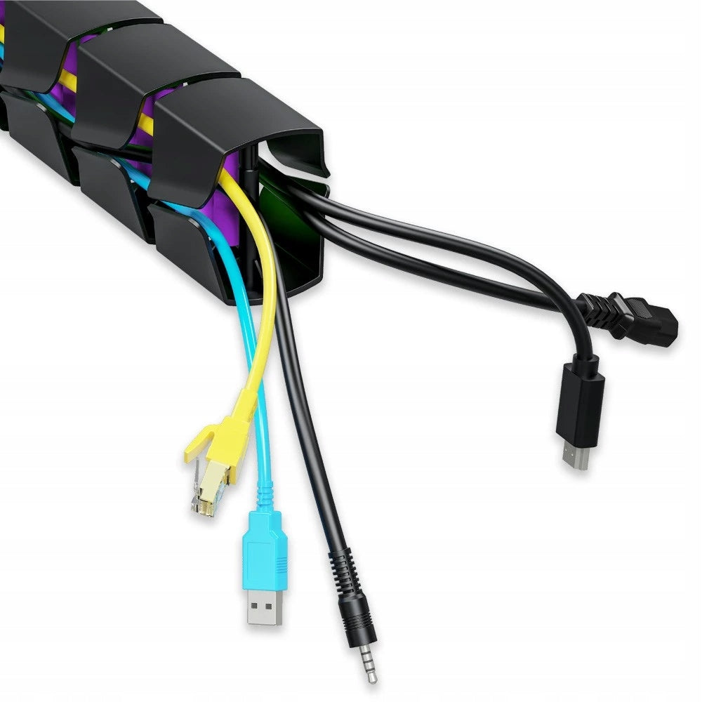 Cable organizer Masking machine 130cm for MAGNET Spacetronik guide black Model SPK132BP