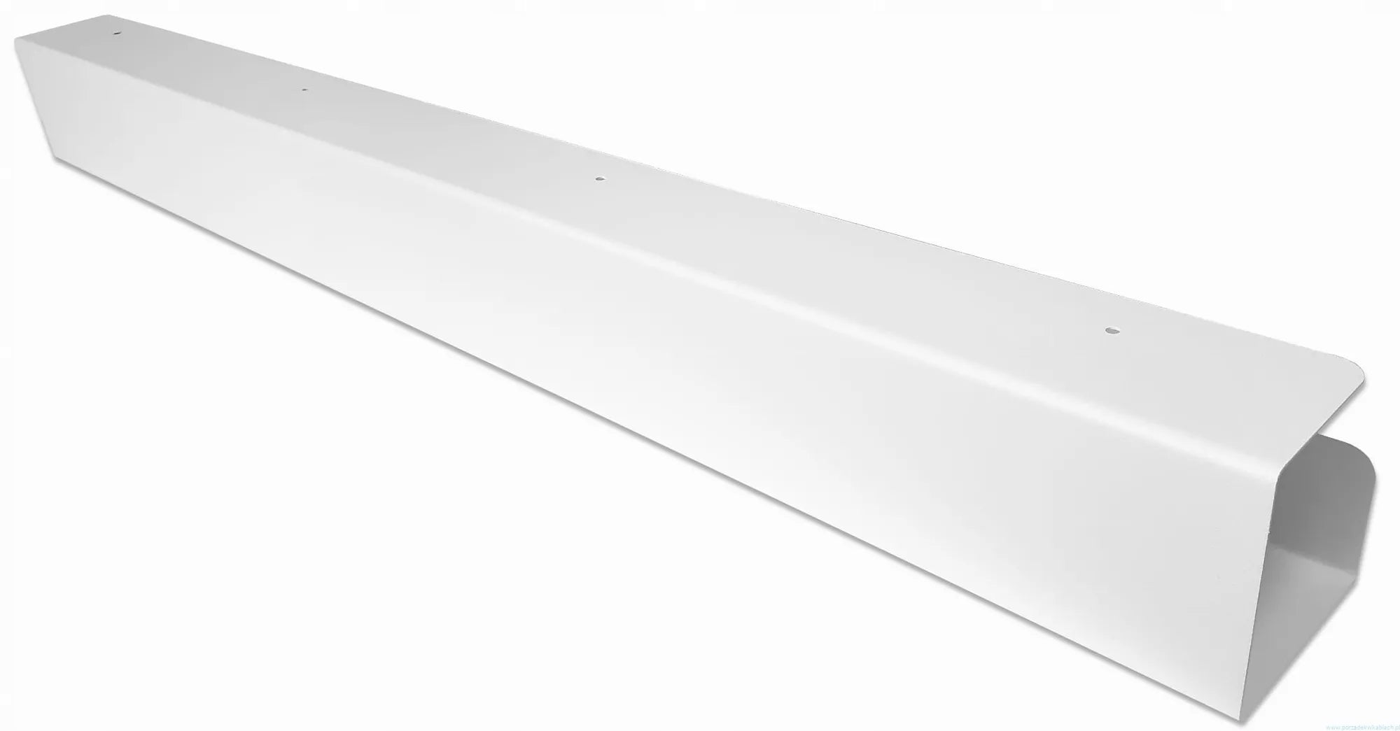 Cable organizer for desk top 800x80x80 mm - white Manufacturer code ORG-PL-800-B