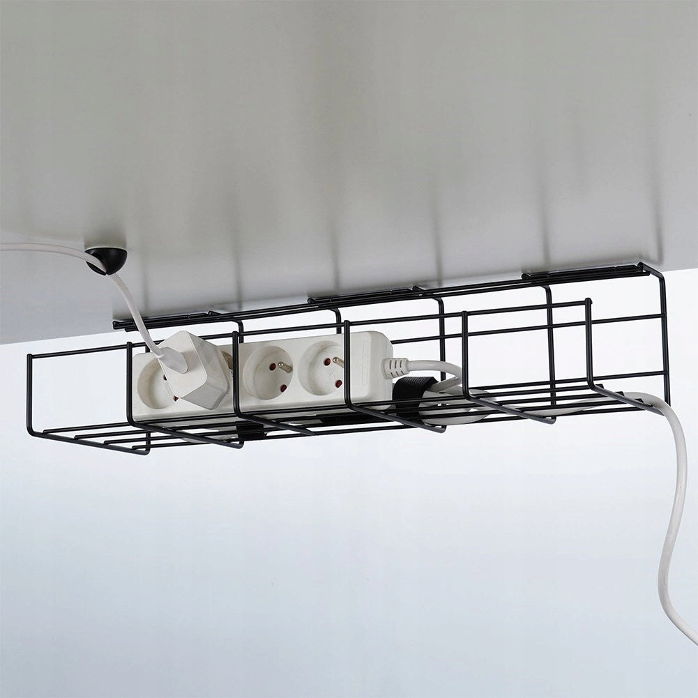 Cable organizer for desk top metal black /Vilde Brand Vilde