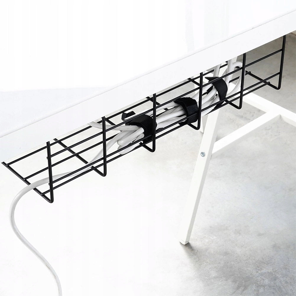Cable organizer for desk top metal black /Vilde Model 5904316472368