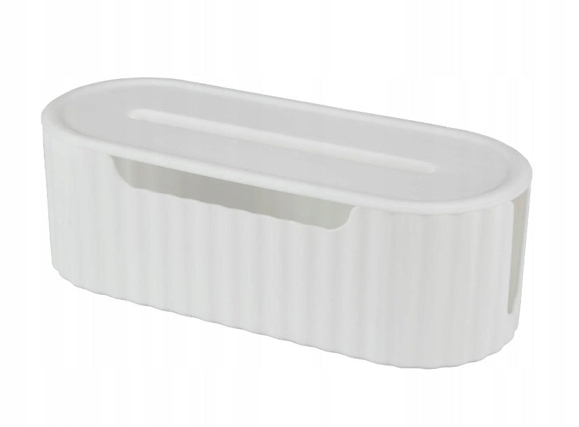 Cable organizer storage box Livarno Home white