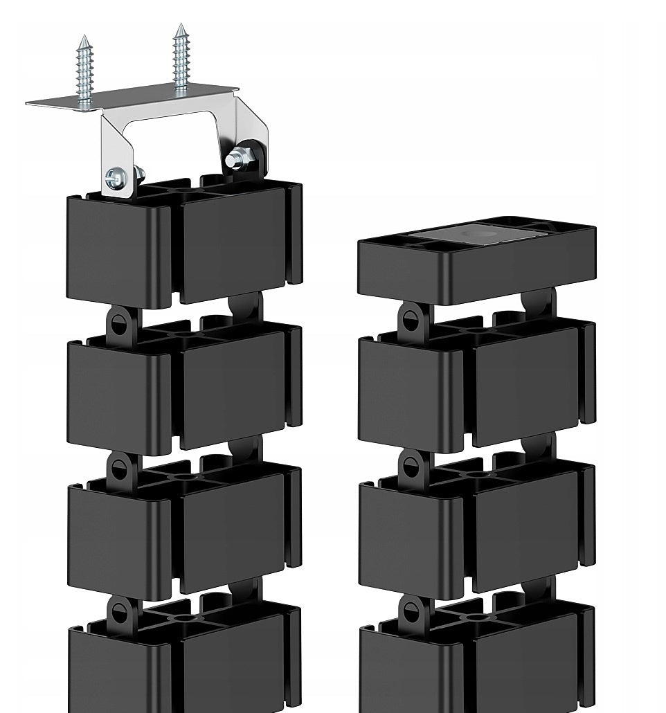 CableSpine Fellowes Cable Spine, Cable Cover Organizer - Black Color black