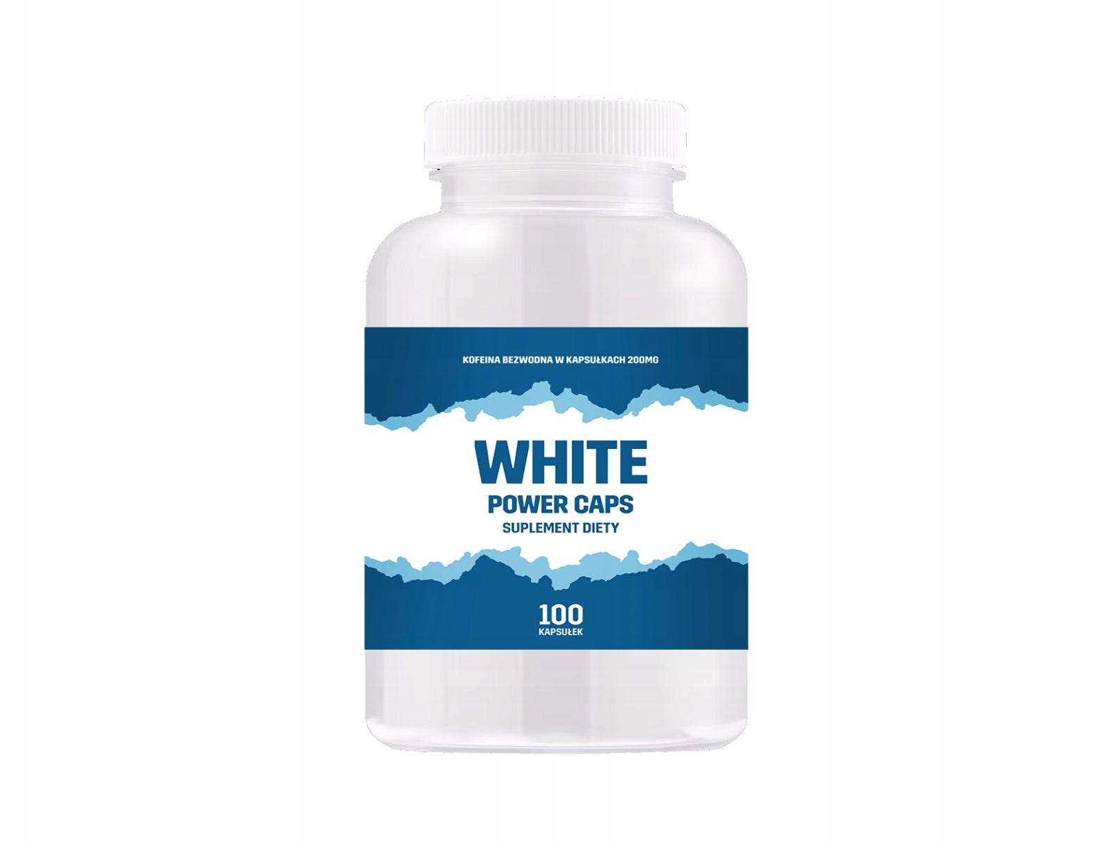 Caffeine 200mg 100 Capsules Energy Concentration Stimulation White Power Caps