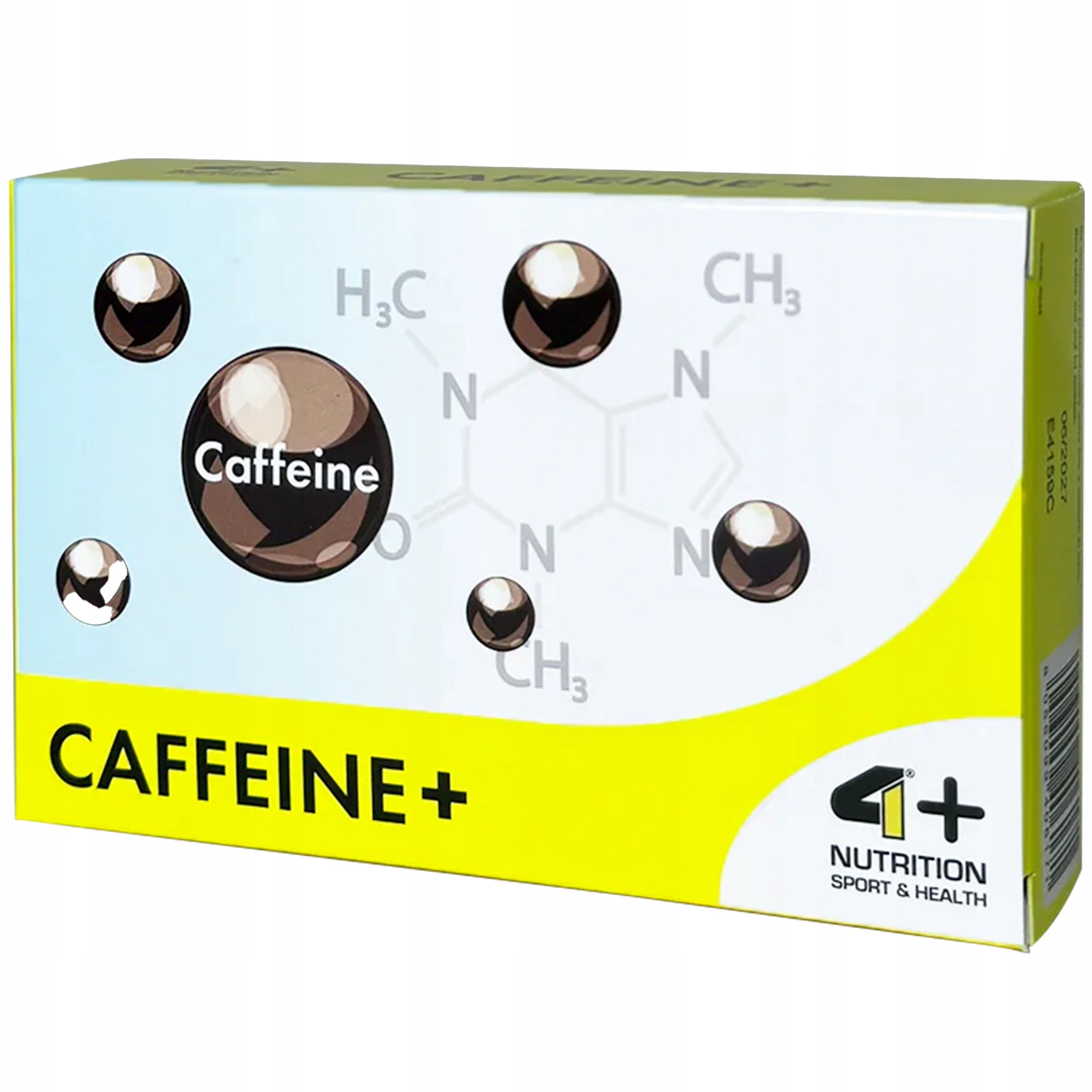 Caffeine 200mg 4+ NUTRITION Caffeine+ Galangal Energy Focus