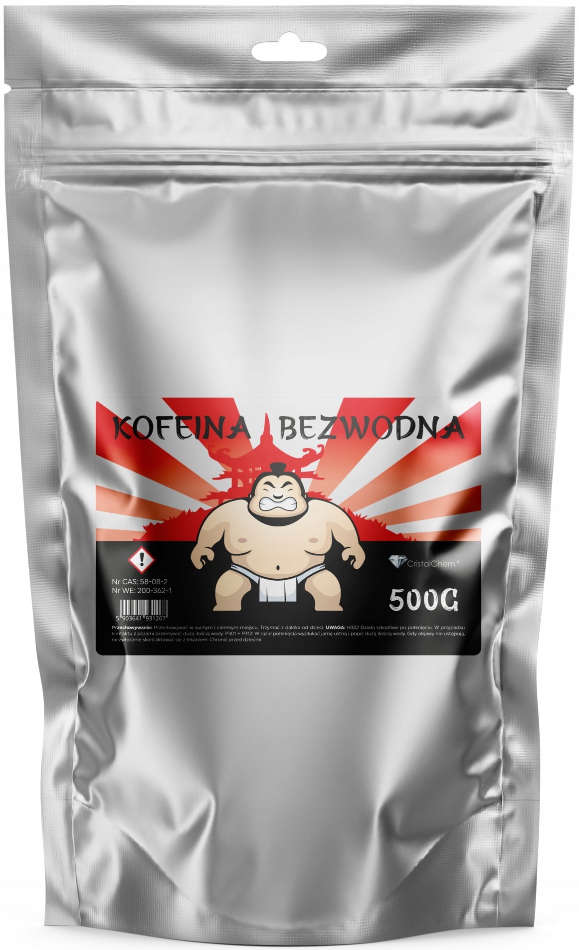 Caffeine Anhydrous 0,5kg PURE POWDER