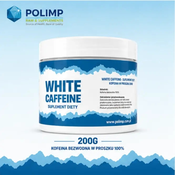 Caffeine Anhydrous 200 g White Caffeine 100% Pure Energy Stimulation Expiration date at least 1 year from the date of purchase