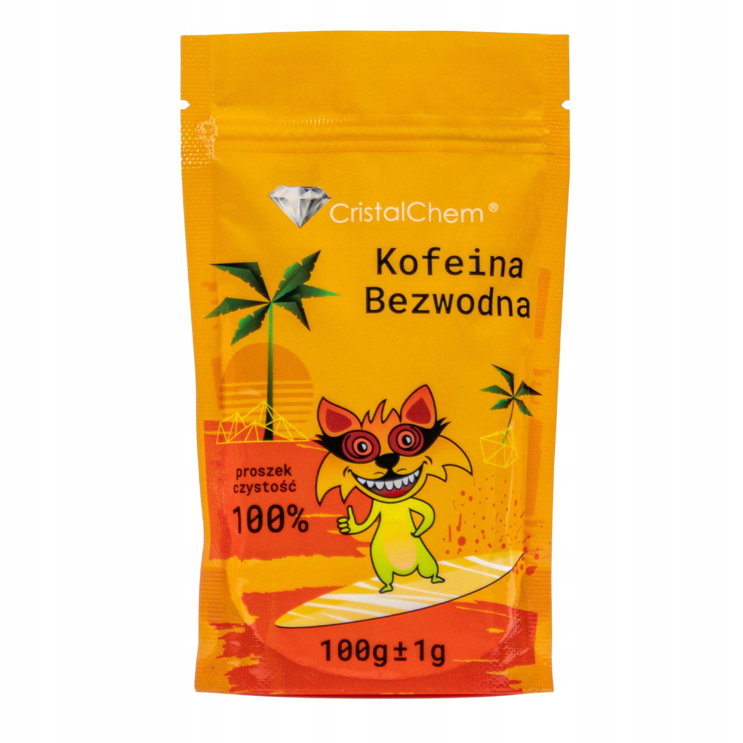 Caffeine Anhydrous Powder 100% * Max Fluffy * Dust * 100 g * HiT * Indian